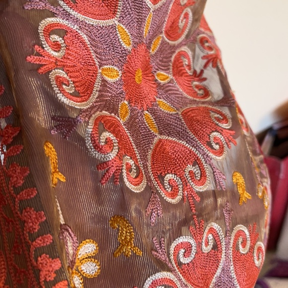 Sana Safinaz Pakistani Indian front open shirt with embroidery. kurta / kameez. - Picture 10 of 14